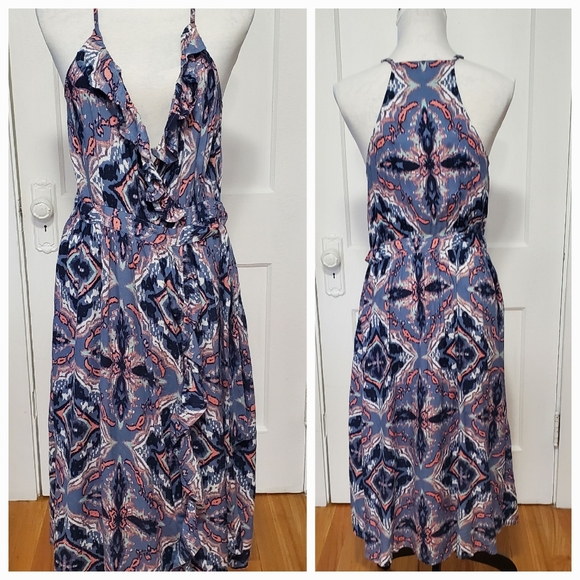 NWT ROXY Abstract wrap dress - Picture 1 of 11
